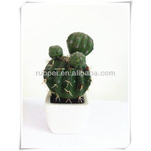 Lifelike mini artificial cactus potted bonsai made in China